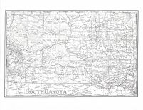 South Dakota State Map, Bon Homme County 1906
